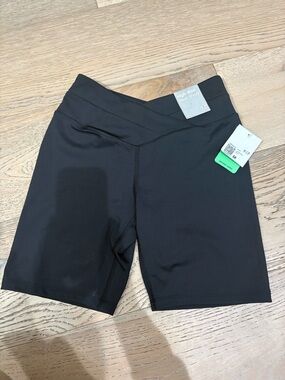 Forever 21 Black High-Rise Bike Shorts